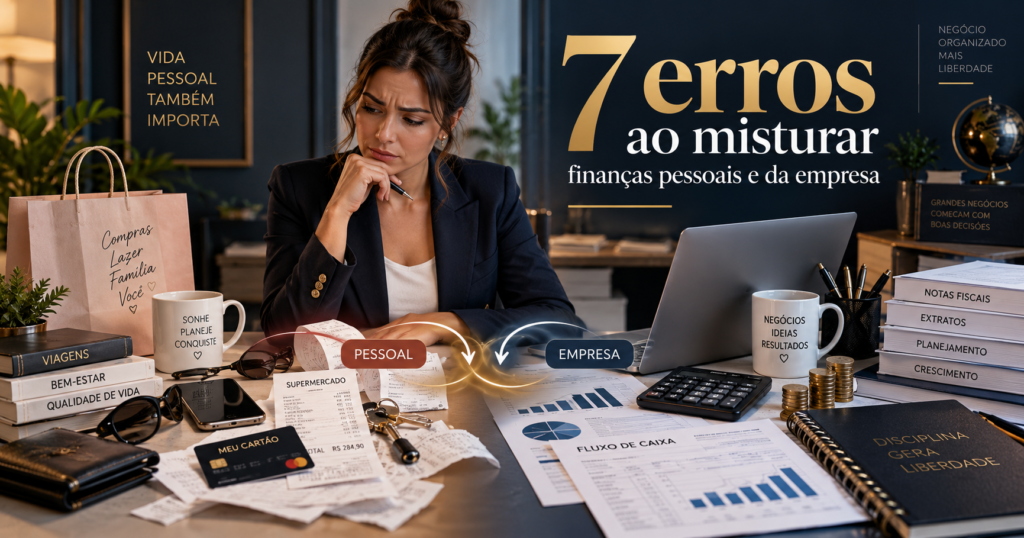 Dinheiro pessoal e da empresa